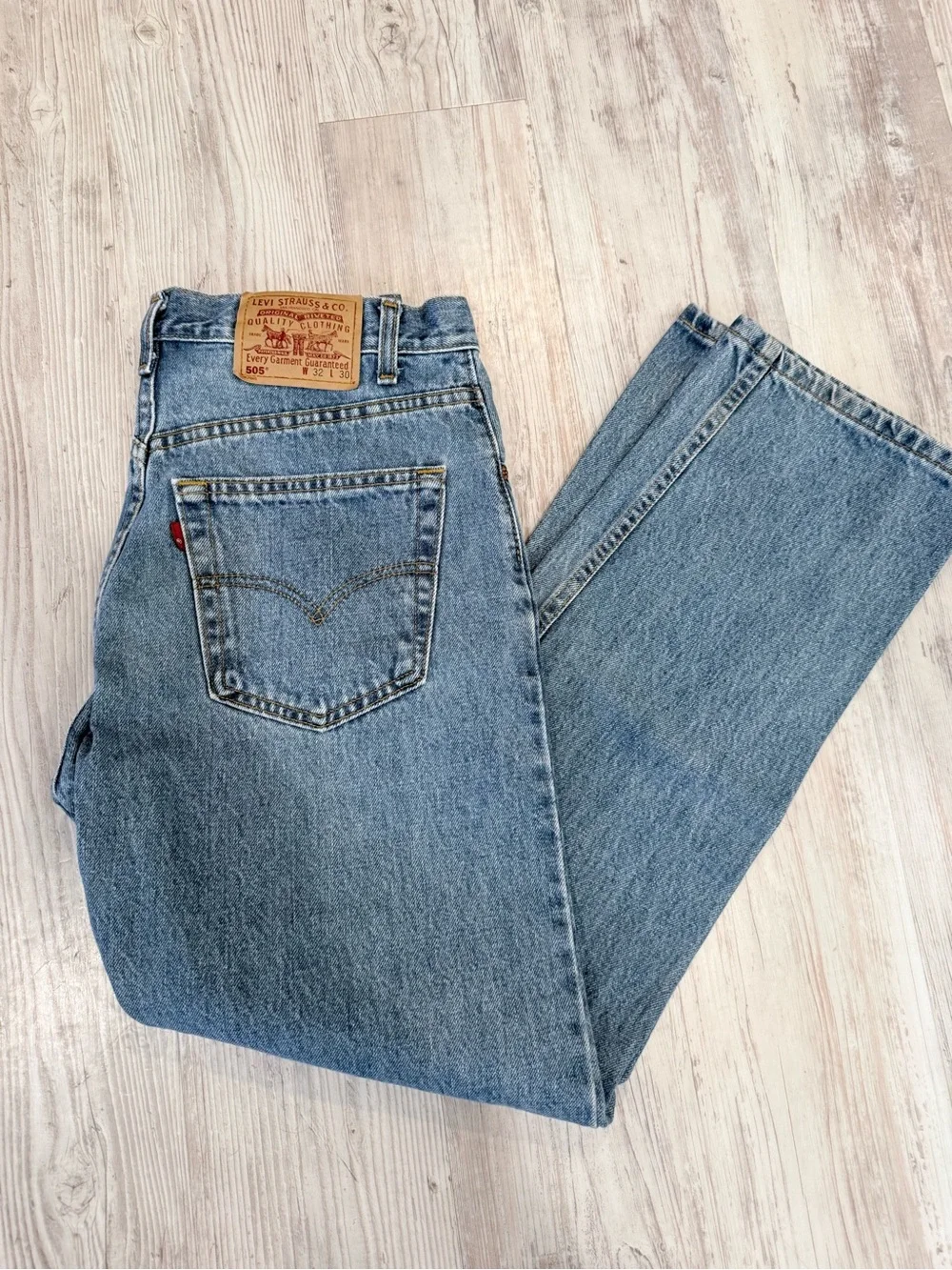 Levi's Men's Straight Jeans in Light Blue Denim